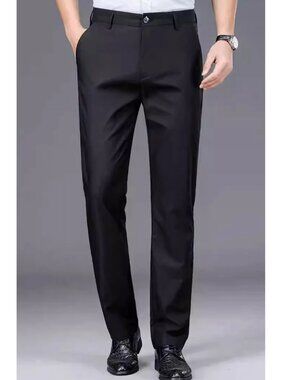 Man Formal Work Black Pant